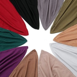Foulard Coton  _ Rouge Bordeaux