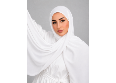 Foulard Chiffon _ Blanc