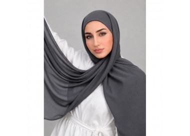 Foulard Chiffon _ Gris