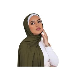 Foulard Coton _ Vert Kaki