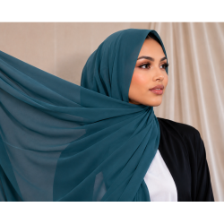 Foulard Chiffon _ Turquoise